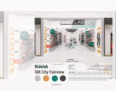 Ridelab Retail Store, PH | Futuristic Lab Store Design