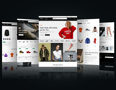 E-commerce | Website | Clothing website | UIUX | Figma
