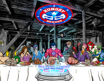 Hungry Heroes // Superhero Restaurant