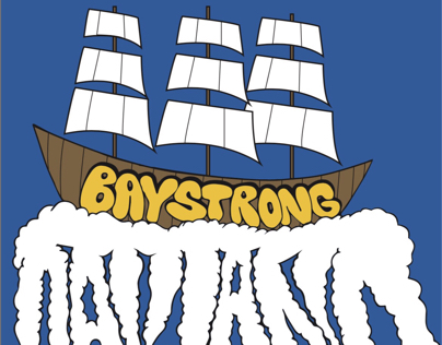 Bay Strong Ghost Ship Tribute Artwork