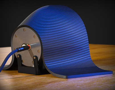Carbon fiber Speaker (Will Gibbons 3D model)
