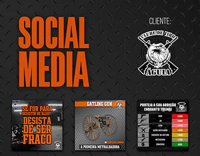 Social Media - Clube de Tiro Águia