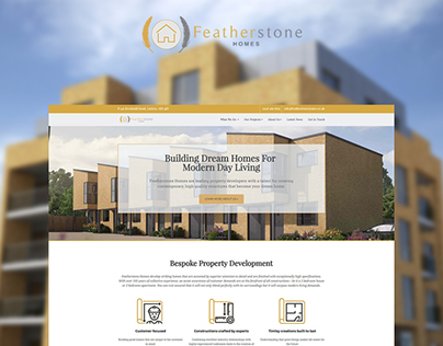 Featherstone Homes - Branding, Website & UX