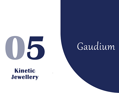 Gaudium - the kinetic jewelry