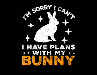 Bunny T-shirt design