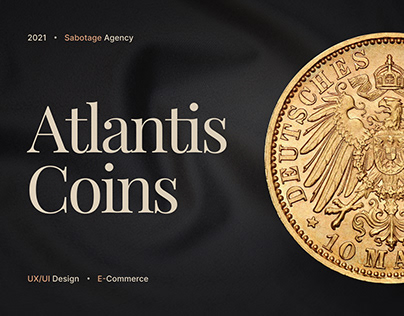 Atlantis Coins | E-Commerce | UI/UX