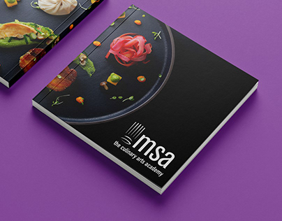 Catalogue Design (MSA Culinary Arts Academy)