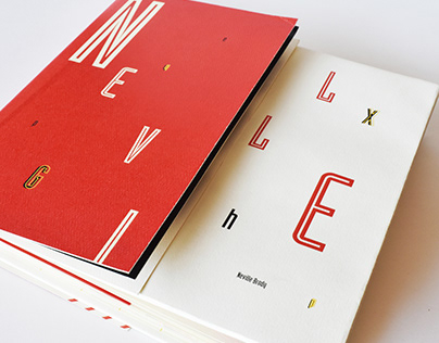 Typography book of Neville Brody - UADE