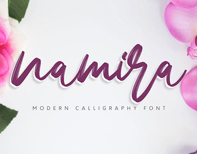 Free Namira Calligraphy Font