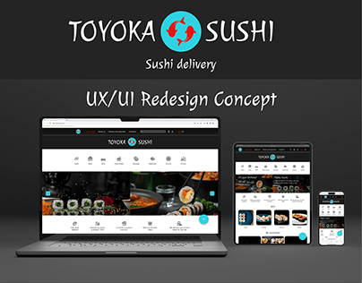 Sushi Delivery Website Redesign