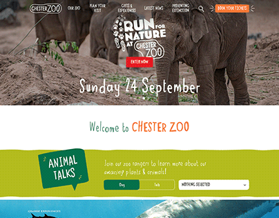 Chester Zoo Ticket Store UI Update