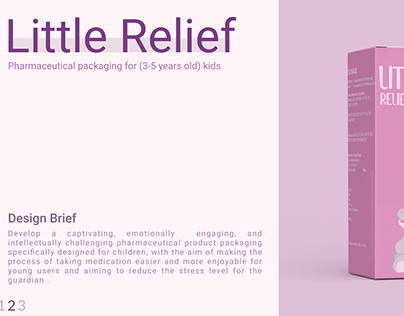 Little Relief - Pharmaceutical packaging for kids