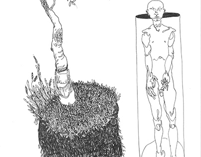 Ilustración de Poemas "Anulación I-IV", Yenny León