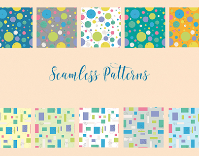 Various Shapes Seamless Patterns