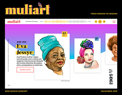 Muliart: Website Concept