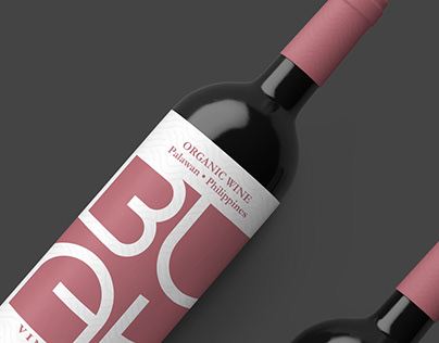 BUAK Wine Bottle Label & Logo Design