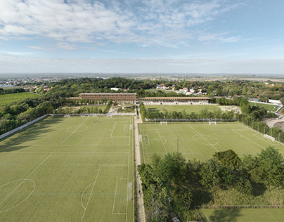 Campus of Football ligue in Vallet, Loire valley