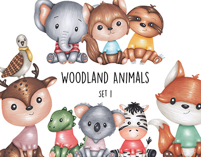 Woodland Baby Animals
