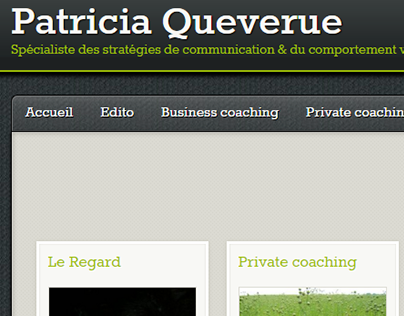 Patricia Queverue - Site Web