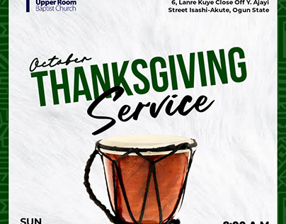URBC Goshen Parish thanksgiving