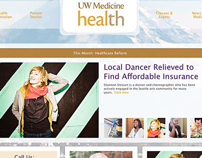 UW Medicine Health Web Design
