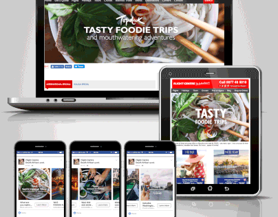 Online Campaign: Touring for foodies