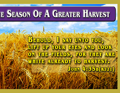 Facebook Coverpage: Season of a Greater Harvest