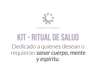 Kit - Ritual de Salud