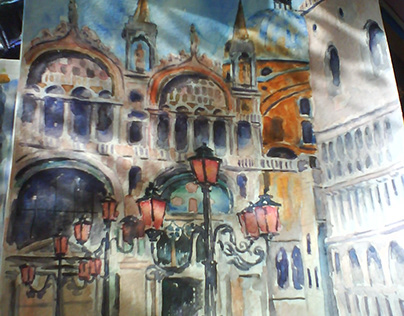 Venice, watercolour