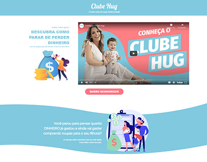 Landing Page Clube Hug