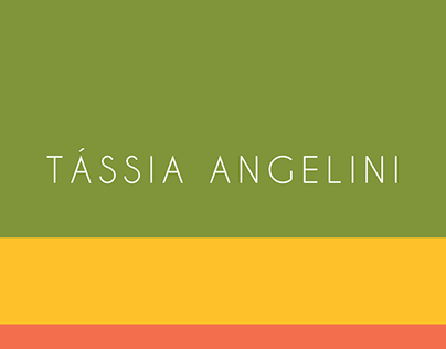 TÁSSIA ANGELINI - Logomarca + Cartão de visita