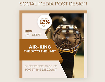 Social Media Post Design for Product Promotion
