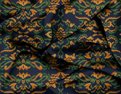 IKAT Traditional Indonesia Batik Pattern