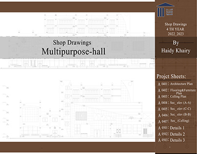 Shop Drawing For Multipurpose-hall