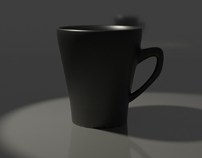 3d porcelain mug modling #blender3d