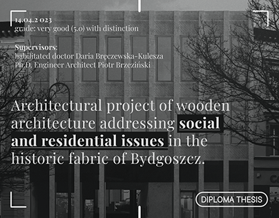 Social and residential issues in Bydgoszcz City