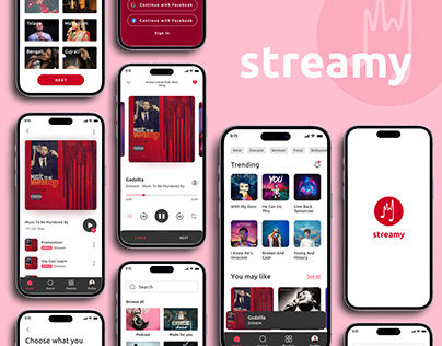 Streamy - Online Music Streaming Platform