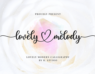 Lovely Melody font
