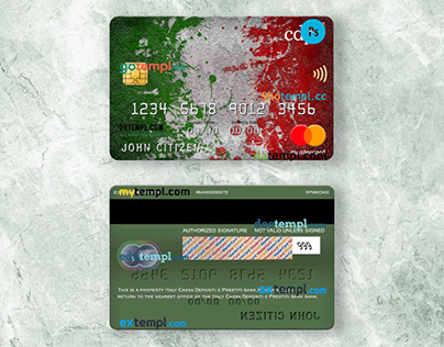 Italy Cassa Depositi e Prestiti bank mastercard