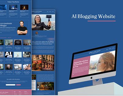 Blogging Website, AI blogging website
