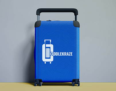 Luggage brand logo design.