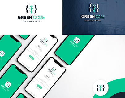 Logo & Brand Identity Pack for Green Code Developments