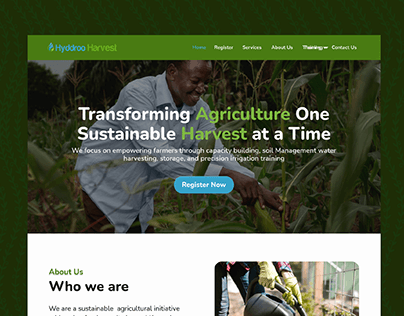 Project thumbnail - Agricultural Website for Sustainable Harvest