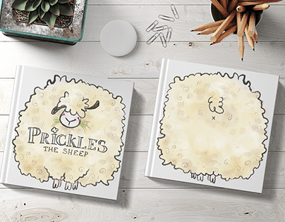 Prickle the Sheep Book Cover for Tailored Tasmania