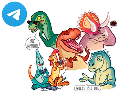 Dinosaurs | sticker pack for Telegram