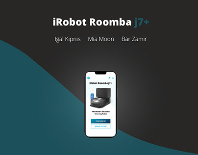 iRobot- Mobile One Page (studential project)