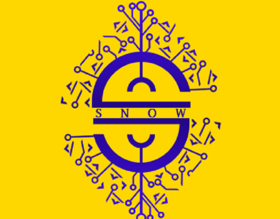 Snow logo designing