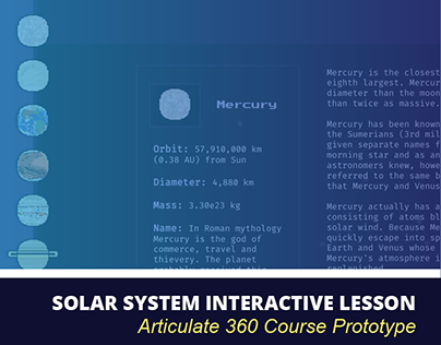 Solar System Interactive Lesson