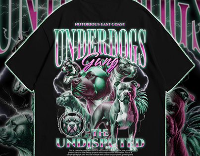 Underdogs Streetwear T-Shirt Design