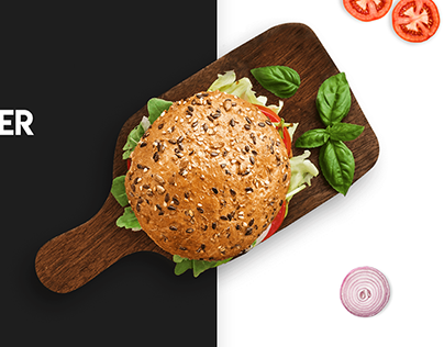 Vegan Burger - Landing Page